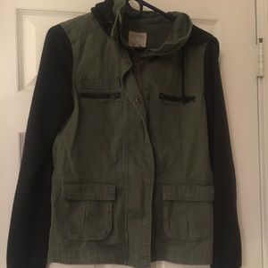 PacSun LA HEARTS Army Green Jacket